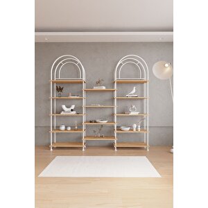 Çevir Kur Bohem Atlantik Çam Raf – Çok Amaçlı Dekoratif Dolap & Kitaplık 199x203x29