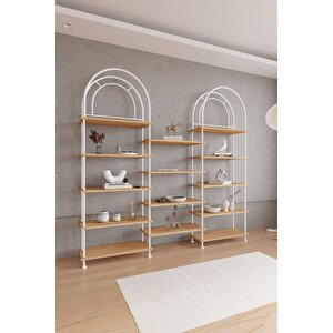 Çevir Kur Bohem Atlantik Çam Raf – Çok Amaçlı Dekoratif Dolap & Kitaplık 199x203x29