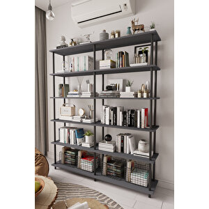 Çevir Kur 150 Cm Antrasit Kitaplık