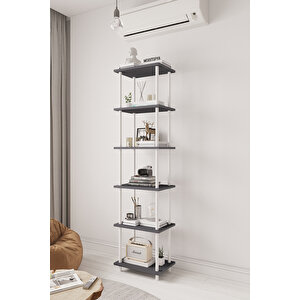 Çevir Kur 45 Cm Antrasit Kitaplık Bd 45*177*29 Cm