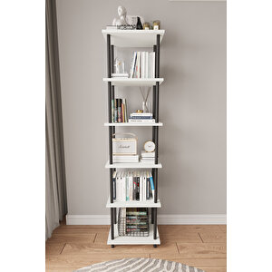 Çevir Kur 45 Cm Beyaz Kitaplık