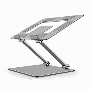 Winex Metal Ayarlanabilir Laptop, Tablet, Macbook, Matebook Yükseltici Katlanabilir Stand Tutucu Uzay Grisi 10 inc