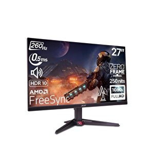 Nitro Vg270w5bmiipx 27" 260hz 0.5ms Zeroframe Va Fhd Mm Amd Freesync Hdr10 Srgb Gaming Monitör