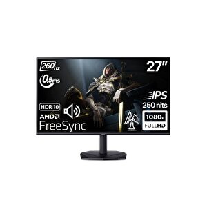 Nitro Kg270w5bmiipx 27" 260hz 0.5ms Zeroframe Ips Fhd Mm Amd Freesync Hdr10 Srgb Gaming Monitör