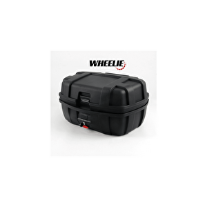 Wheelie Xt760-b 50 Litre Motosiklet Arka Çanta Siyah Su Geçirmez Tak Çıkart Özellikli Abs Top Case Üniversal