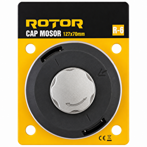 Rotor R-6 Motorlu Tırpan Misina Başlığı 127x70 Mm – 2,4 Mm X 2 M Misinalı