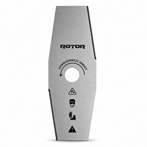 Rotor 2t Düz Motorlu Tırpan Bıçağı 255x25,4x1,6 Mm