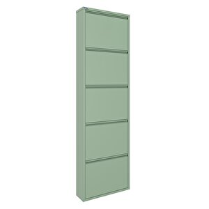 5'li Metal Ayakkabılık - Nane Yeşili - Mint