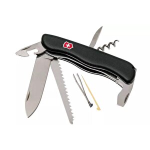 Forester 0.8363.3 Siyah İsviçre Çakısı 111mm 12f