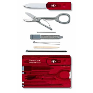 Swisscard Classic Ruby 0.7100.t Şeffaf Kırmızı 10f