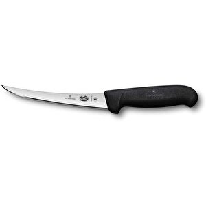 Fibrox 15cm Kavisli Dar Ağız Sıyırma Bıçağı 5.6603.15 Siyah