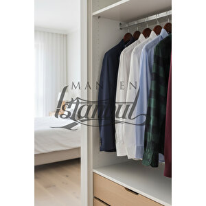 5 Adet Ev Tipi Ahşap 44 Cm Ceket Askısı Takım Elbise Askısı Kıyafet Askısı