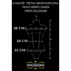 10 Adet Krom Kaplama Metal Vücut Şekilli Mayo Askısı Bikini Askısı İç Çamaşır Askısı & Fark Yaratın