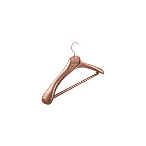 5 Adet Ev Tipi 44 Cm Kaplama Plastik Ceket Askısı Buluz Askısı Elbise Askısı Kıyafet Askısı