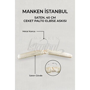 A Kalite Saten 5 Adet Elbise Askısı Palto Askısı Ceket Askısı