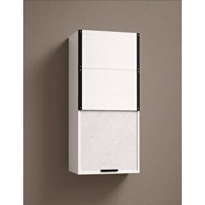 Kombi Dolabı Sürgülü Kapak Balkon İç Mekan Mutfak Için Dayanıklı Dolap 58 X 104 X 40 Cm