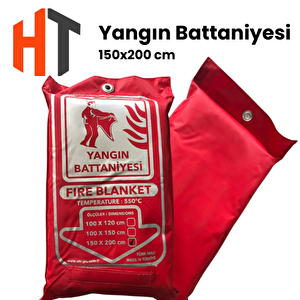 Yangın Battaniyesi, Çantalı Yangın Battaniyesi 150x200 Cm