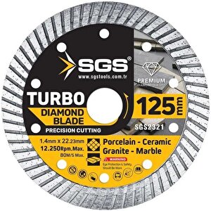 Sgs2321 Turbo Elmas Kesici (125*1,4 Mm)