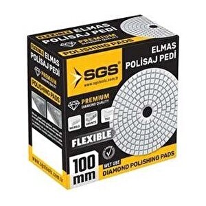 Sgs2350 Elmas Polisaj Pedi 100 Mm 50 Kum Islak-wet