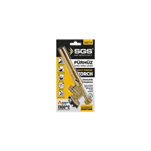 Sgs774 Torch Tav Ve Kaynak Pürmüz Başliği 1300 Derece Gazli Torch Alev Tabancasi