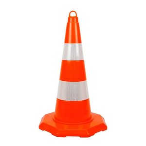 Pvc Trafik Konisi 52 Cm Çift Reflektifli Trafik Dubası-5 Adet