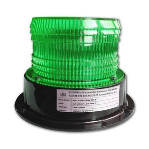 Yeşil 12 Power Ledli Silindirik İkaz Lambası , Ms-1100