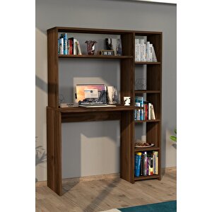 Duru Kitaplıklı Çalışma Masası Ceviz Ceviz