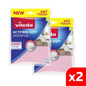 2 Paket 2 Li Actifiber Mikrofiber Temizlik Bezi