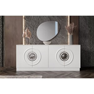 Zeren White Yemek Odası Takımı
