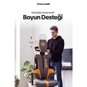 Spectre Oyuncu Koltuğu - Gri/turuncu Gri Turuncu