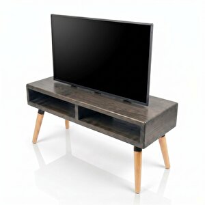 Mobenta Slot Tv: Masif Ahşap Tv Ünitesi 2 Açık Bölme - 120 Cv