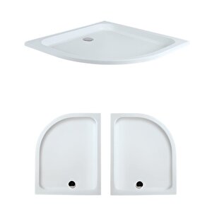 80 X 110 Asimetrik Oval Flat Duş Teknesi H:6 Cm