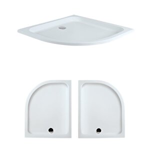 90 X 110 Asimetrik Oval Flat Duş Teknesi H:6 Cm