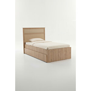 Baru Yavru Karyola 90x190 Y:27 G:200 D:96 / Cadiz Meşe