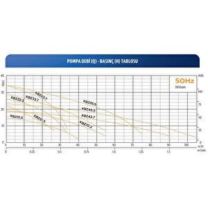 Kbz 21,5 - 2 Hp - 380v Endüstriyel Tip Drenaj Dalgıç Pompa (2")