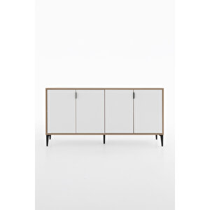 Arden 4 Kapaklı Konsol 160x80x44 Cm Beyaz – Modern Tasarım