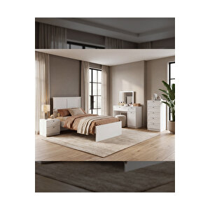 Terra 5 Çekmeceli Şifonyer/çamaşırlık 50x105x42 Cm Beyaz – Modern Tasarım