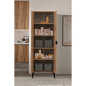 Arden 2 Kapaklı Çok Amaçlı Mutfak/kiler Dolabı 65x190x37 Cm