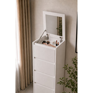 Nolm 5 Çekmeceli Yüksek Şifonyer/çamaşırlık Y:122 D:40 G:40