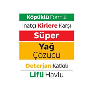 Easy Clean Süper Yağ Çözücü Yüzey Temizlik Havlusu&mendili 30 Yaprak