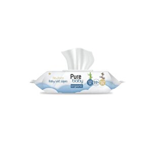 Pure Baby Organic Yenidoğan Islak Havlu 70'li