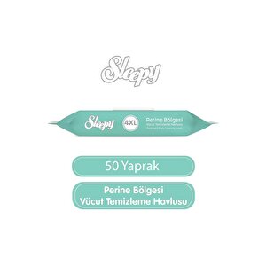 Perine Bölgesi Vücut Temizleme Havlusu 50 Yaprak