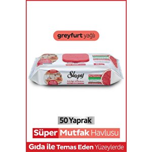 Easy Clean Süper Yüzey Temizlik Mutfak Havlusu&mendili Greyfurt Yağlı 50 Yaprak