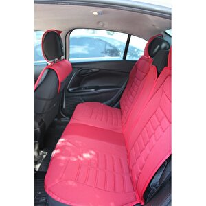 Fiat Bravo Hgt Oto Koltuk Minderi Ön Arka 5'li Takım Kırmızı Fivestar Şhn
