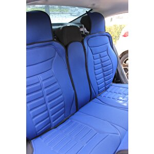 Mini Countryman Oto Koltuk Minderi Ön Arka 5'li Takım Mavi Fivestar Şhn