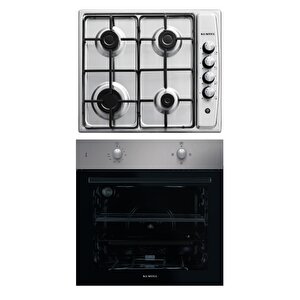 Inox Ankastre 2 Li Set (fırın-ocak)