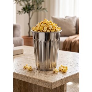 Cips Ve Popcorn Kasesi Krom 16 Cm