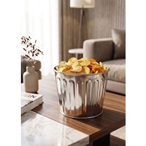 Popcorn Ve Cips Kasesi Krom