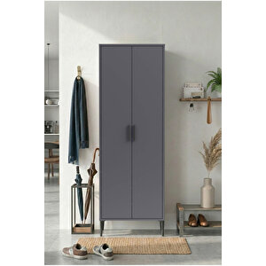Harmony Ayakkabılık 65x190x37 Cm Antrasit– Modern Tasarım