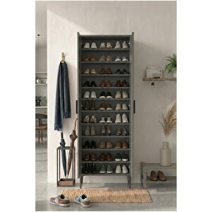 Harmony Ayakkabılık 65x190x37 Cm Antrasit– Modern Tasarım